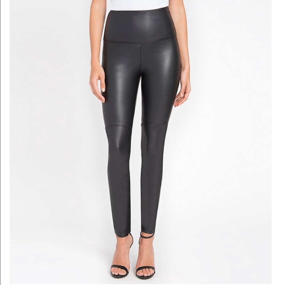 Lysse Black, Vegan Leather Leggings.